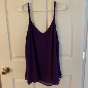 Purple swing cami